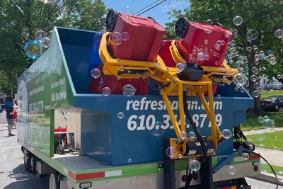 Borough of Conshohocken partners with Refresh-A-Can for 2024 to clean residents' trash and recycling cans