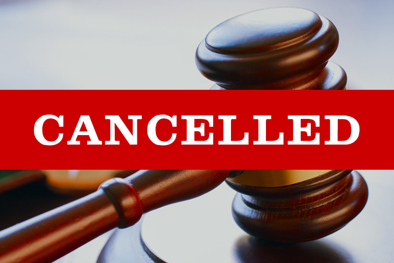 Gavel Cancelled