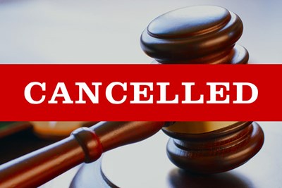 September 18, 2023 Zoning Hearing Board Meeting Cancelled