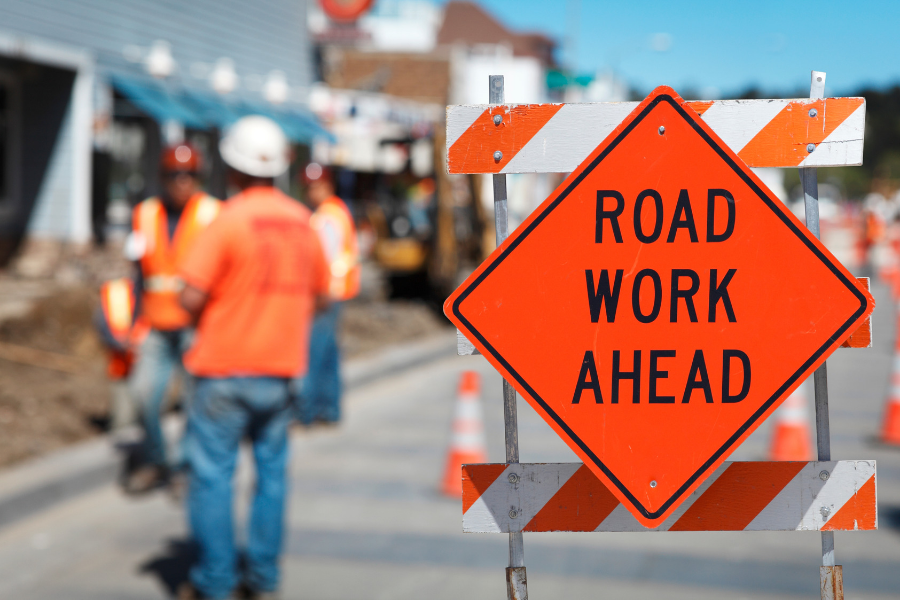 Road Work Ahead 3