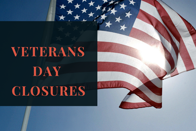 Veterans Day Closures