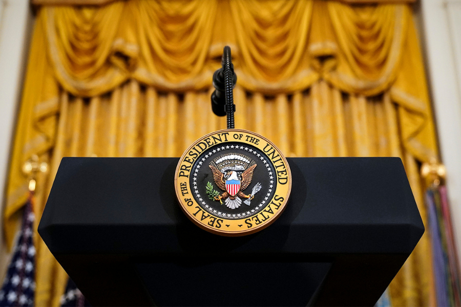 President of the US Podium