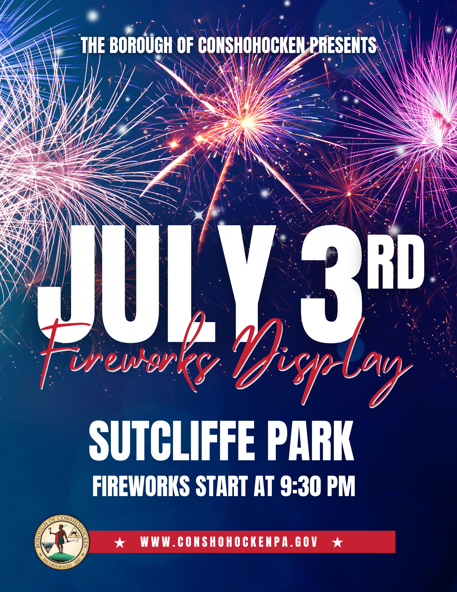 July 3rd Fireworks Display