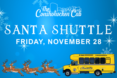 Conshohocken Cab to become Santa Shuttle on Friday, November 28