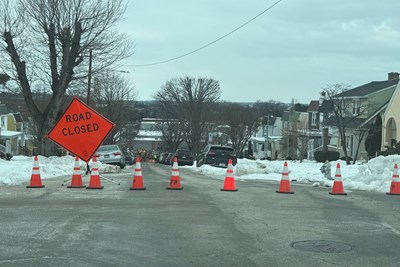 Information regarding water and gas mains break on West 10th Avenue